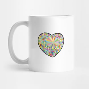 dimond heart Mug